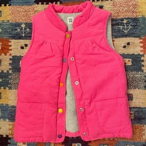 Adorable Corduroy Carter’s Pink Puffer Vest size 6X